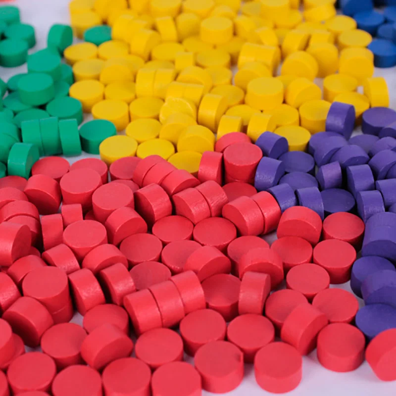 Board Game Sequence - 100 pezzi 9 colori pezzi di