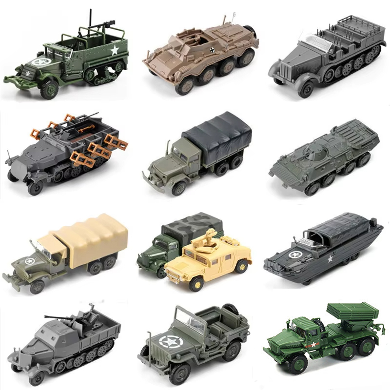 Board Game Simple - 4D 1/72 Veicoli Militari di Montaggio