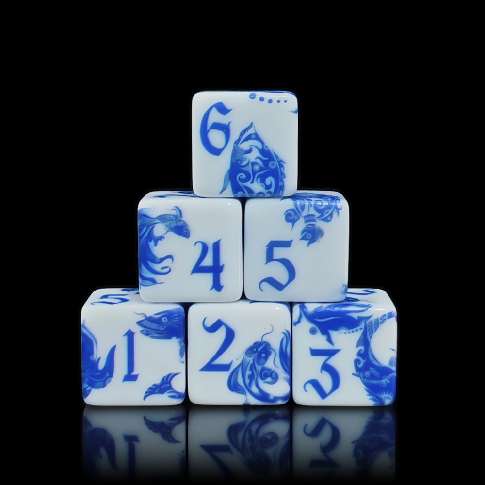 Board Game Rpg - 12 pezzi di dadi D6 in