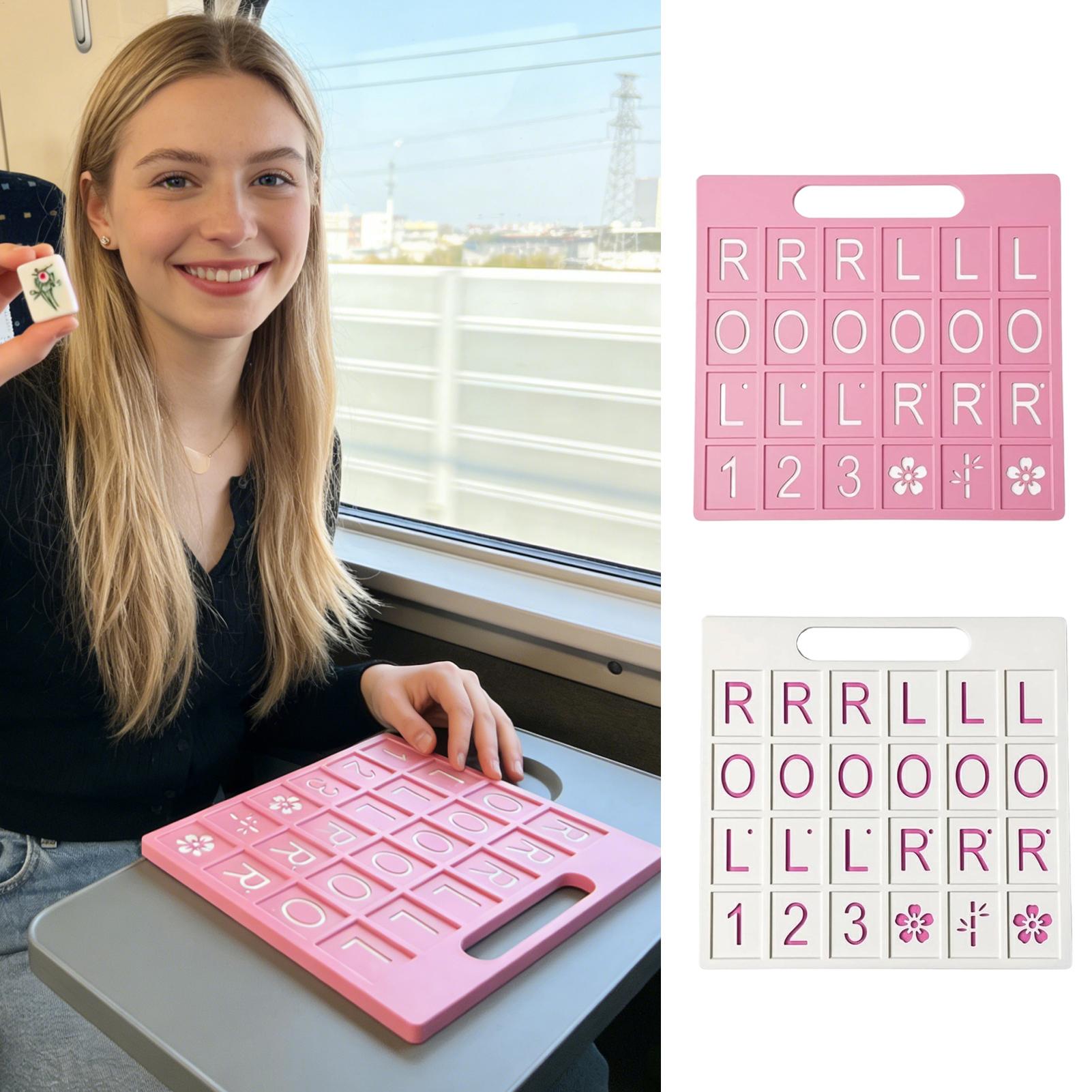 Board Game Solo - Tavola da Mahjong Portatile con 24