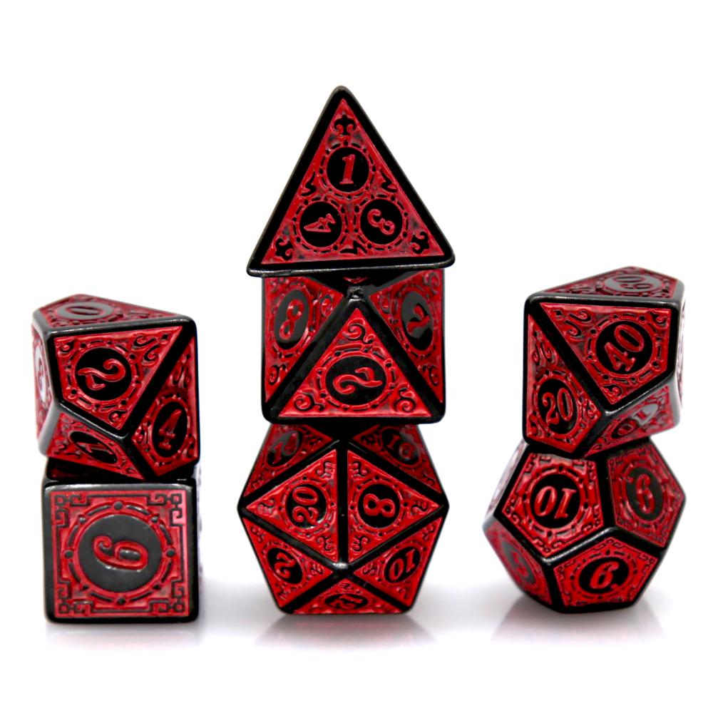 Board Game Rpg - Set di dadi poliedrici in acrilico