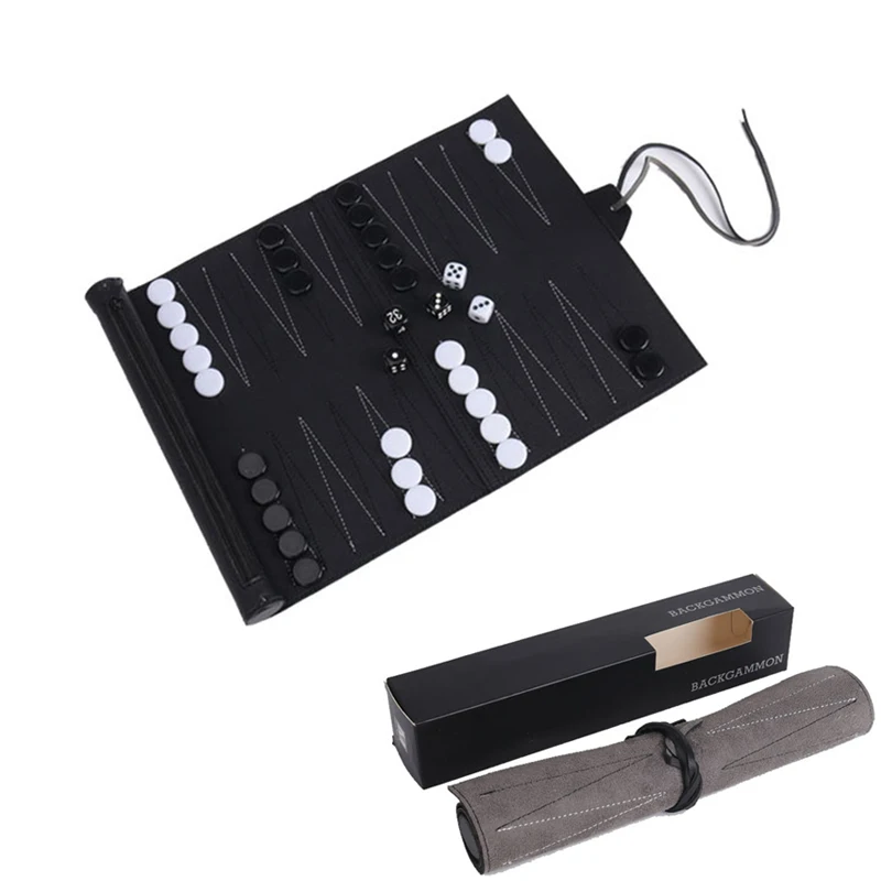 Board Game Vantage - Set di backgammon arrotolabili Set di
