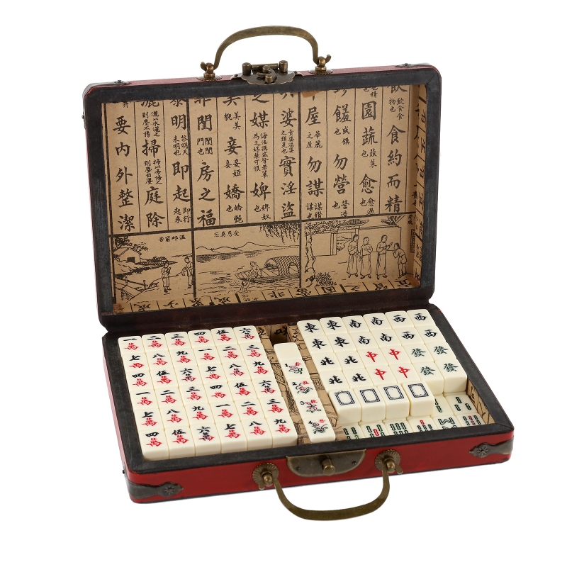 Board Game Vantage - Set Mah-Jong con 144 Tessere Numerate