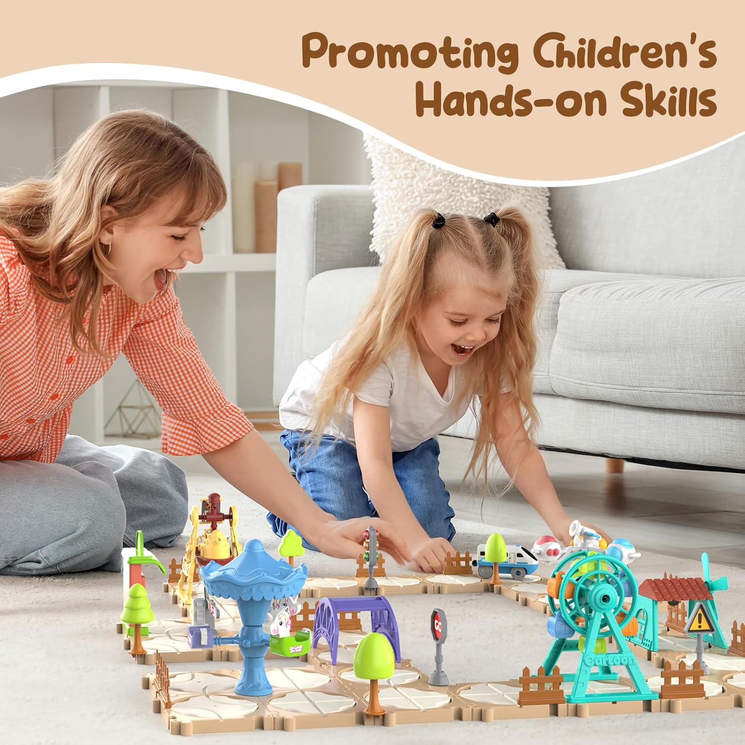 Set di Pista per Auto Puzzle F - Board Game For Kids recensione e prezzo
