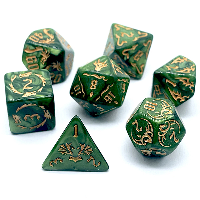 Set di 7 Dadi Poliedrici DND i - Board Game Rpg recensione e prezzo