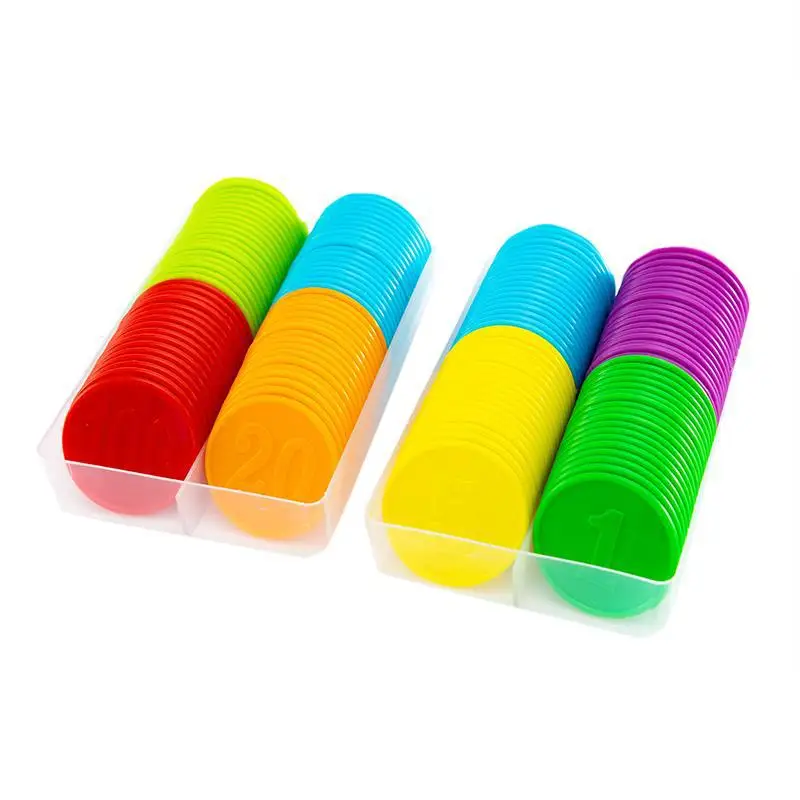 Set di 80 Monete in Plastica p - Board Game Sequence recensione e prezzo