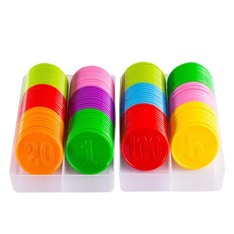 Set di 80 Monete in Plastica p - Board Game Sequence recensione e prezzo