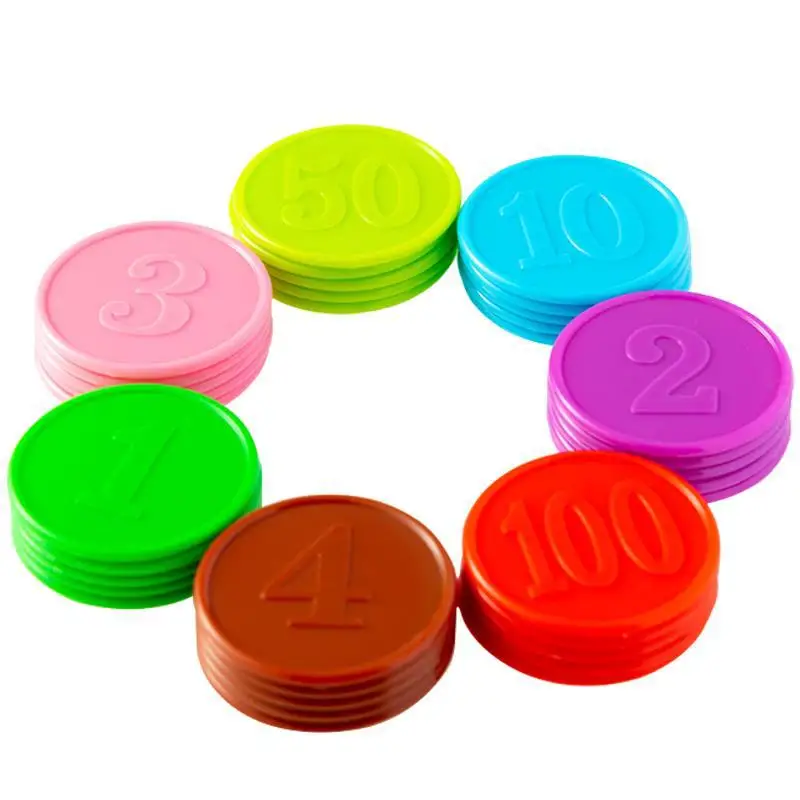 Set di 80 Monete in Plastica p - Board Game Sequence recensione e prezzo