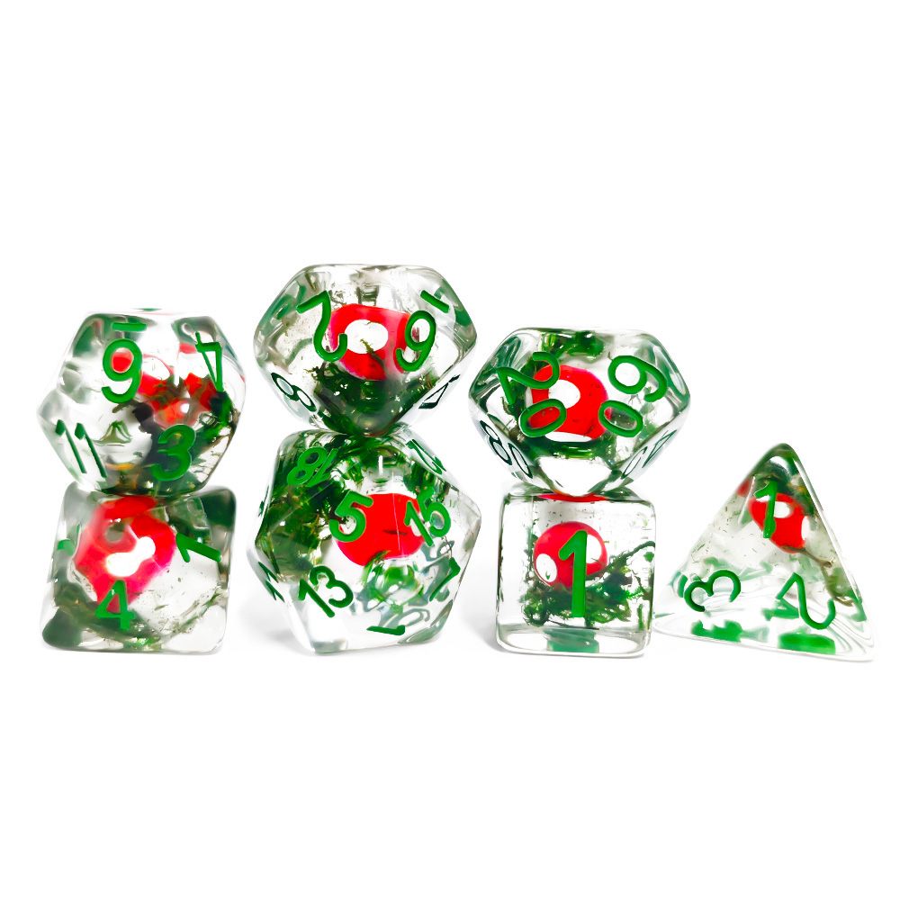 7 pz/set DND Dadi Resina Trasp - Board Game Rpg recensione e prezzo