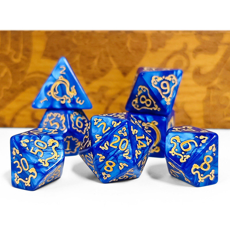 Set di 7 Dadi DND con Motivo D - Board Game Rpg recensione e prezzo